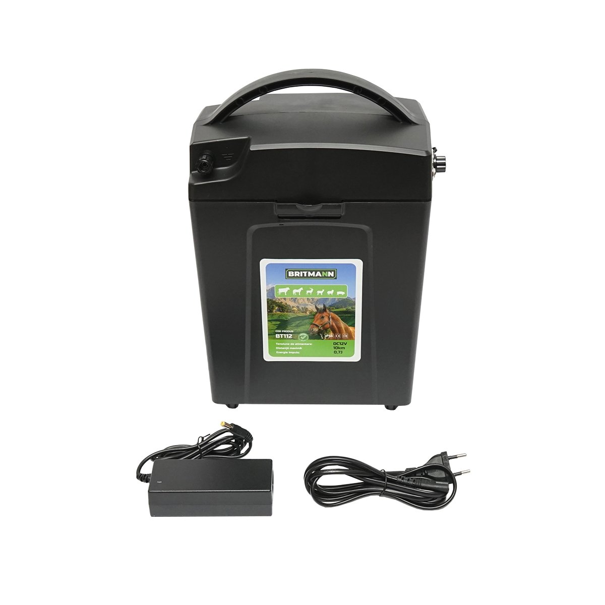 Aparat generator de impulsuri 0,7 Joule tensiune 12V gard electric Britmann